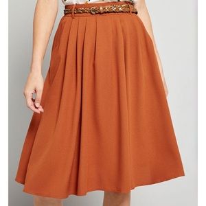 Rust colored Modcloth skirt!
